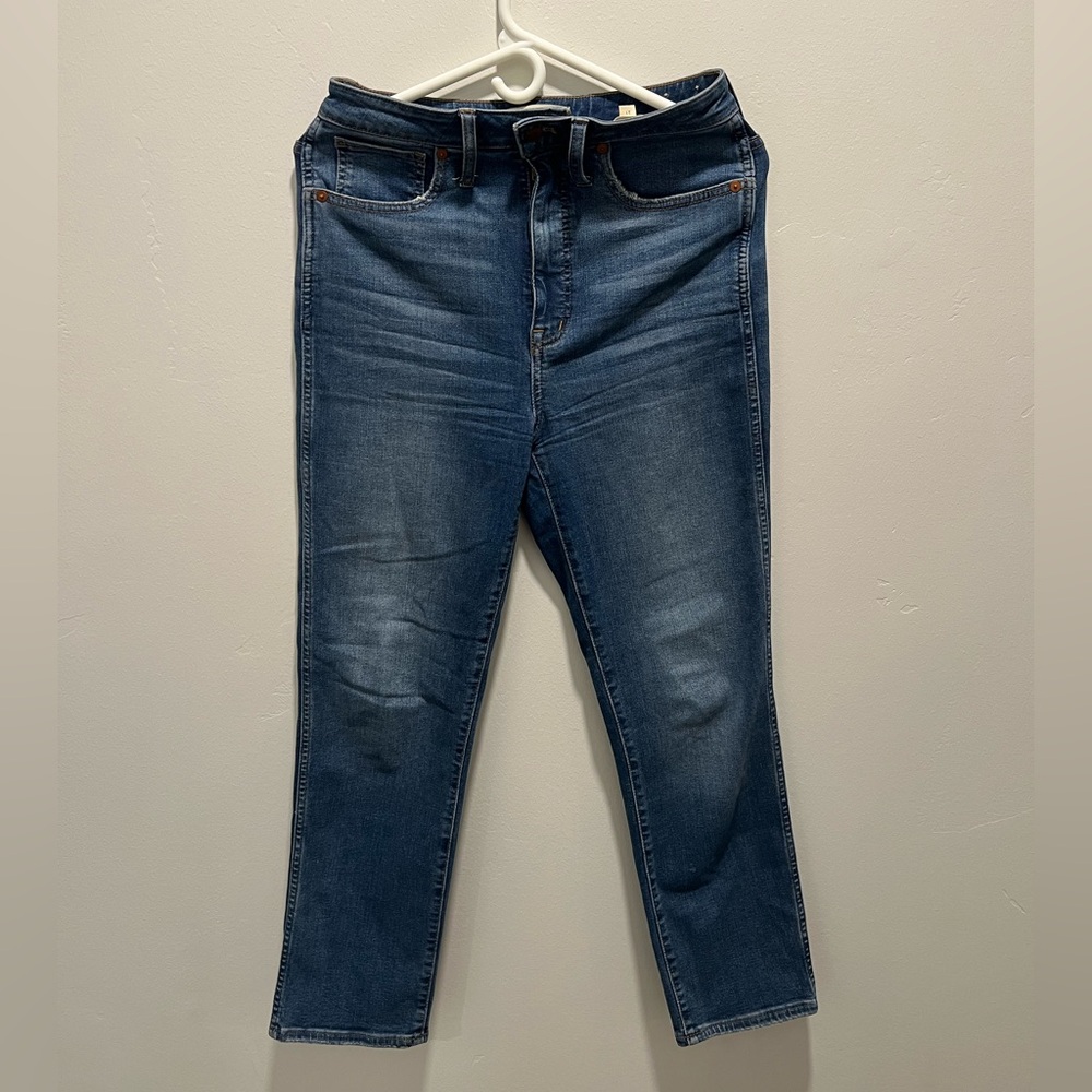 Madewell Blue Elasticated Waist Jeans